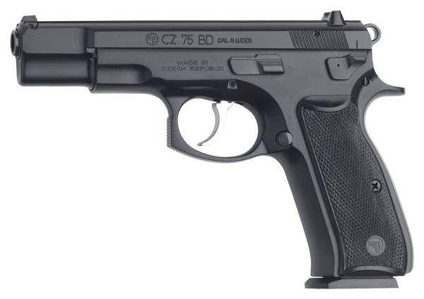 CZ 75BD 9MM BLK DCKR 16RD - Taurus Savings